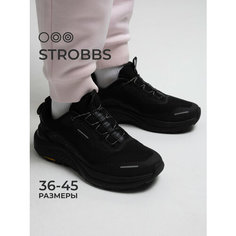 Кроссовки STROBBS, полнота 6 (RU)/ на среднюю стопу, размер 37, черный