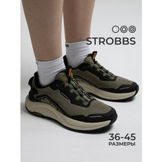Кроссовки STROBBS, полнота 6 (RU)/ на среднюю стопу, размер 36, хаки