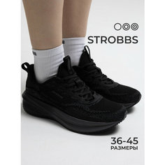 Кроссовки STROBBS, полнота 6 (RU)/ на среднюю стопу, размер 36, черный