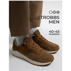 Кроссовки STROBBS, полнота 6 (RU)/ на среднюю стопу, размер 45, красный
