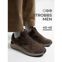 Кроссовки STROBBS, полнота 6 (RU)/ на среднюю стопу, размер 41, коричневый