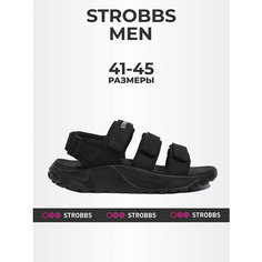 Сандалии STROBBS, размер 44, черный