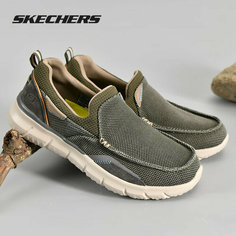 Кроссовки SKECHERS, размер 39.5 EU, olive green