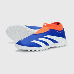 Шиповки adidas, размер 5 UK, синий, белый