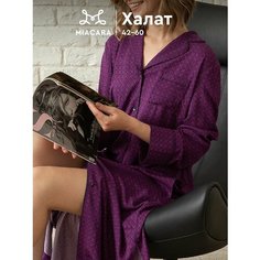 Халат Mia Cara Plum Jam, размер 42-44, фиолетовый, лиловый, синий
