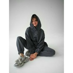 Худи Infinitude Space, размер One size, , графит, серый, мокрый асфальт