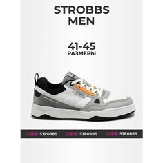 Кроссовки STROBBS, полнота 6, размер 39, серый/белый