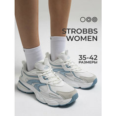 Кроссовки STROBBS, полнота 6 (RU)/ на среднюю стопу, размер 35, белый/голубой