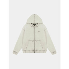Худи Ksubi Zipped Denim Hoodie Pluto, размер XL, , серый