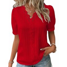 Футболка TUSHANGGE, размер 52-XL, красный