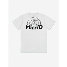 Футболка спортивная Manto Manto Dealer, размер XS, white