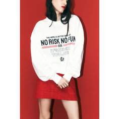 Толстовка Befree, размер XS, , белый принт графика