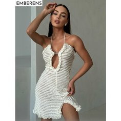 Платье EMBERENS Весна-лето 2025, размер M, молочный