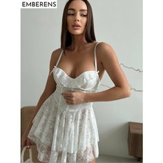 Платье EMBERENS Весна-лето 2025, размер XS, белый
