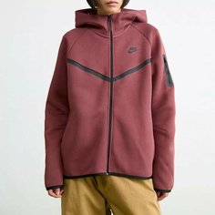 Толстовка NIKE Sportswear Tech Fleece Windrunner, размер 42-44, , коричневый