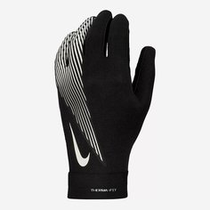 Перчатки NIKE ThermaFit Academy для мужчин, размер 22-23, черный/белый