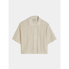 Рубашка Holzweiler Loch Crochet Knit, размер XS, white