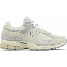 Кроссовки New Balance, размер 8US, белый, бежевый, желтый, коричневый