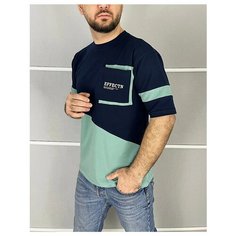 Футболка, 1 шт., размер 56, темно-зеленый Santiago