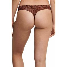 Трусы Chantelle soft stretch, размер XS/XL, коричневый