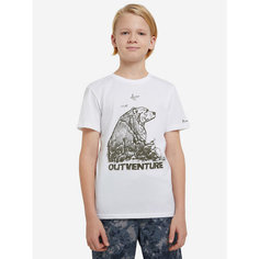 Футболка OUTVENTURE, размер 158-164, белый