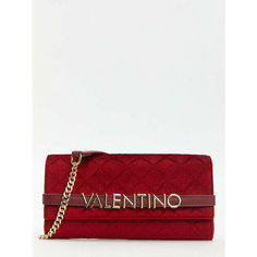 Сумка клатч Valentino, вишня