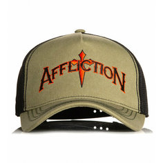 Бейсболка Affliction для взрослых и детей, размер OS, зелeный