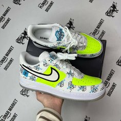 Кроссовки NIKE Air Force 1 Low, размер 44,5 eu / 10,5 US / 28,5 см, белый