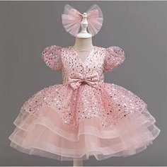 Платье, размер 8, розовый Max Garment