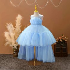 Платье, размер 130, голубой Max Garment
