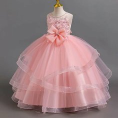 Платье, размер 150, розовый Max Garment