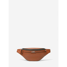Сумка поясная MICHAEL KORS, фактура зернистая, luggage