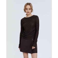 Лонгслив Gloria Jeans GJ BLACK, размер M (44-46), , коричневый