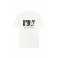 Футболка Armani Exchange, размер XXL, белый
