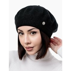 Берет CHIC STYLE для женщин, размер 56-58, черный