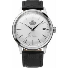 Наручные часы ORIENT, серебряный, черный