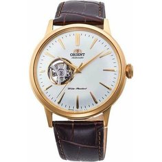 Наручные часы ORIENT, золотой, коричневый