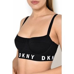 Бюстгальтер DKNY Cozy Boyfriend, размер 34C, черный