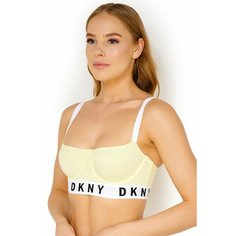 Бюстгальтер DKNY Cozy Boyfriend, размер 34B, лимонный