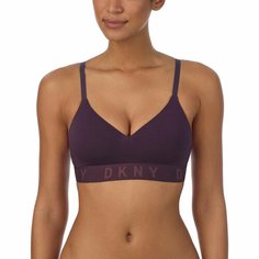 Топ DKNY Cozy Boyfriend, размер S, сливовый
