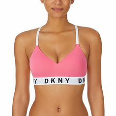 Топ DKNY Cozy Boyfriend, размер L, розовый