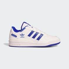 Кроссовки adidas Originals Forum Low CL, размер 8 UK, белый/синий