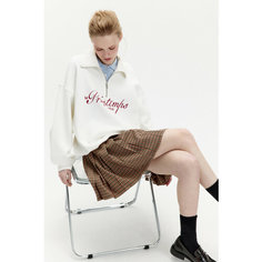 Свитшот Befree, размер XL, , белый принт графика