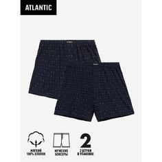 Трусы Atlantic, размер 52, темно-синий