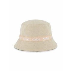 Панама Chloe для девочек, размер 3, бежевый Chloé