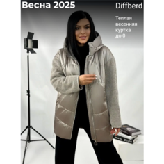 Куртка Diffberd, размер 56, бежевый