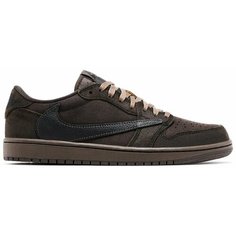 Кроссовки NIKE 1 Low, размер 10.5US, коричневый