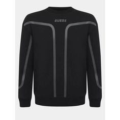 Свитшот GUESS, размер XL, , черный
