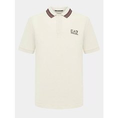 Поло EA7 EMPORIO ARMANI, размер L, слоновая кость