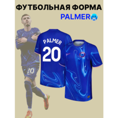 Футболка спортивная Челси Палмер Palmer 24/25, 1 шт., размер XL, синий Нет бренда